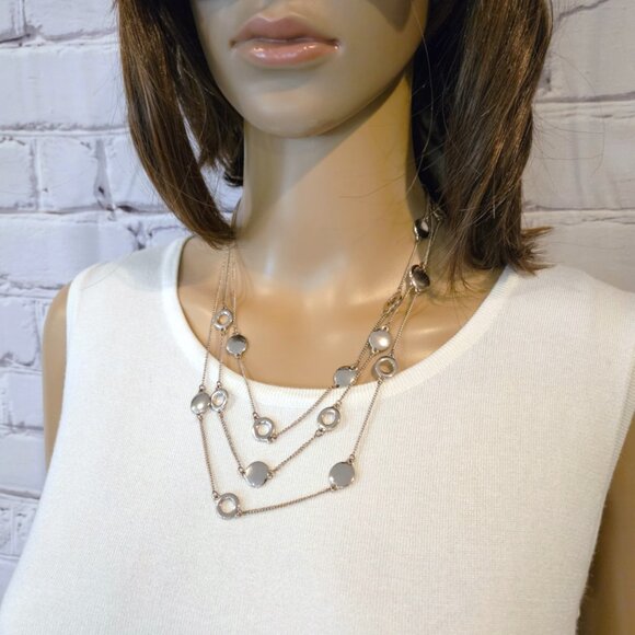 NECKLACE - Triple layer gold detail - Picture 3 of 4